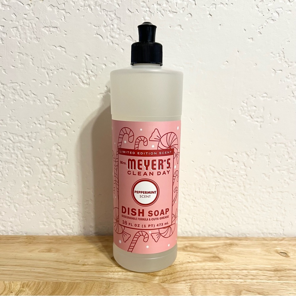Mrs. Meyer's Clean Day Limited Edition Scent Dish Soap - Peppermint - 16 fl. oz.